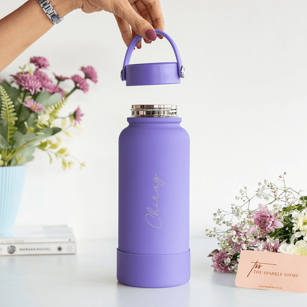 Personalized Double Wall Insulated Bottle with Handle - COD Not Applicable