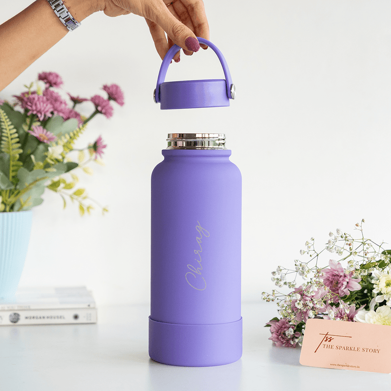 Personalized Double Wall Insulated Bottle with Handle - COD Not Applicable