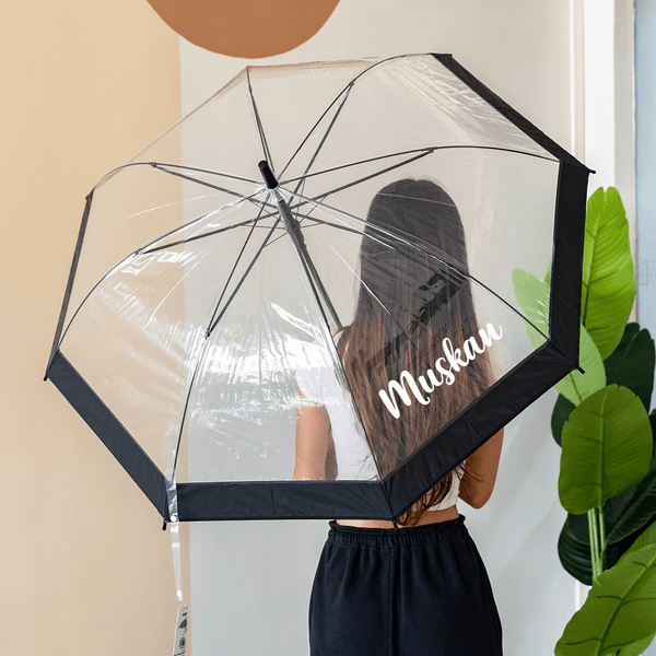 Personalized Clear Umbrella - Candy - COD Not Applicable
