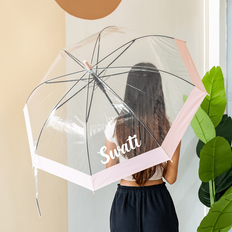 Personalized Clear Umbrella - Candy - COD Not Applicable