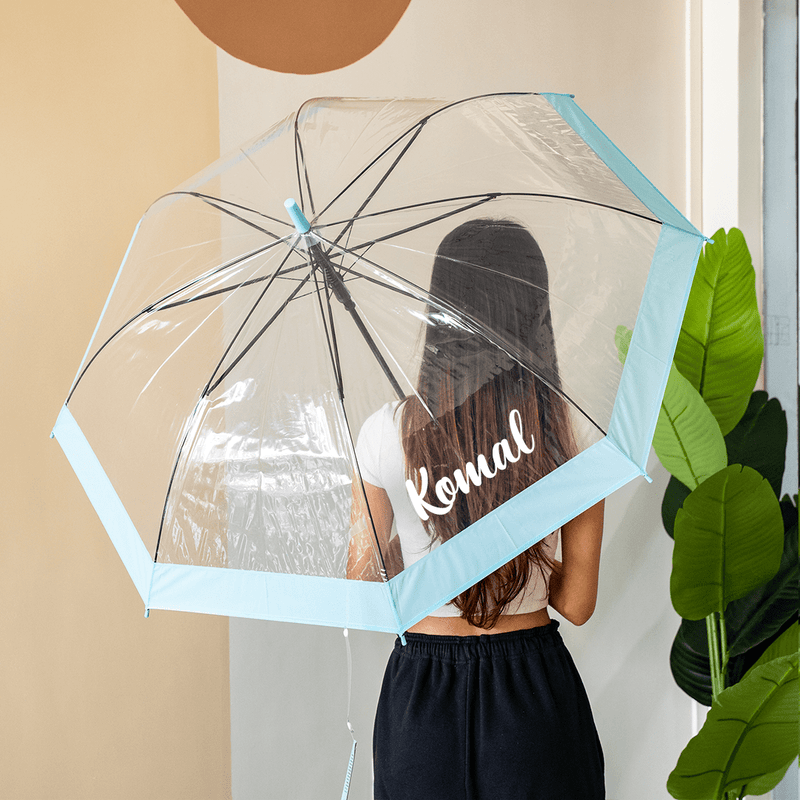 Personalized Clear Umbrella - Candy - COD Not Applicable
