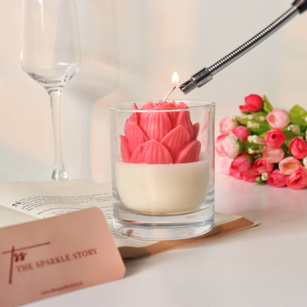 Scented Jar Candle - Lotus - Single