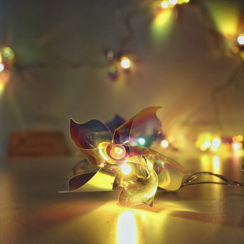 String Lights - Holographic Flower