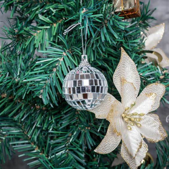 Disco Ball Ornament - Small - Set of 6