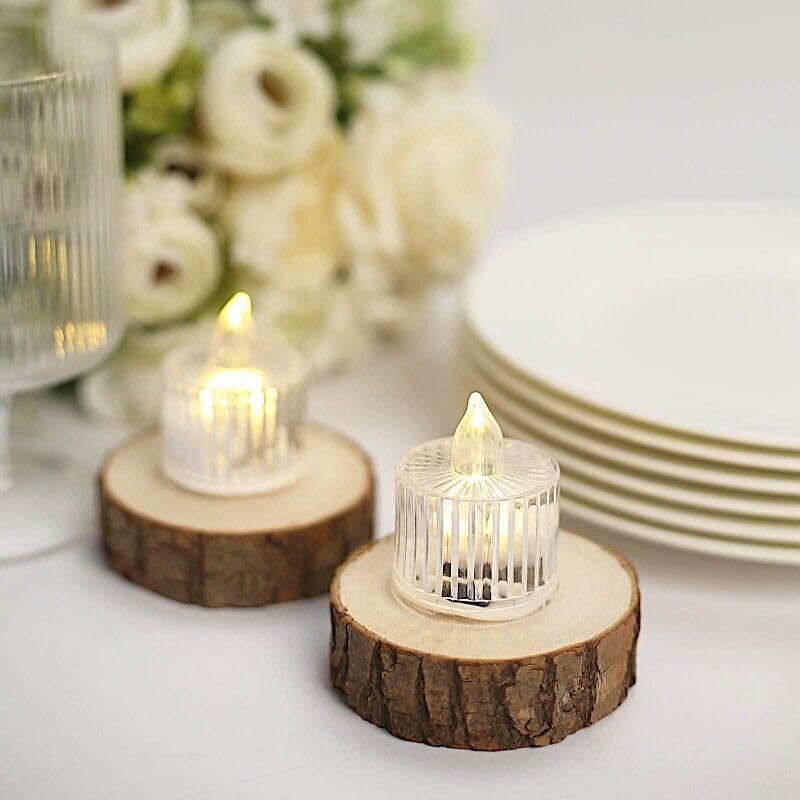 Crystal LED Tealight - Set of 4