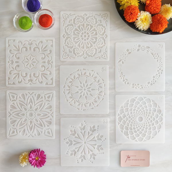 Multipurpose Stencil - Set of 7