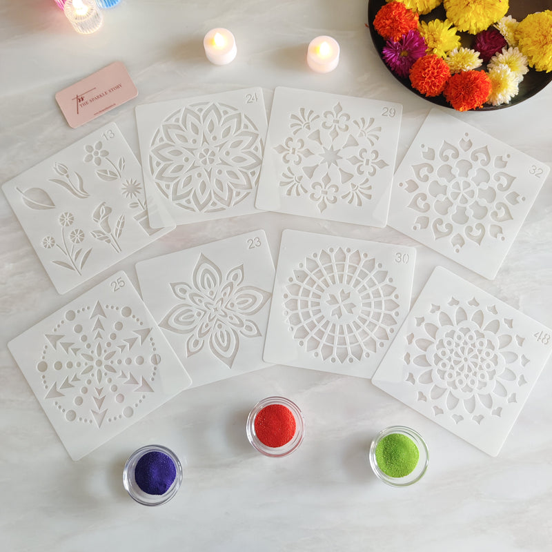 Multipurpose Stencil - Set of 8