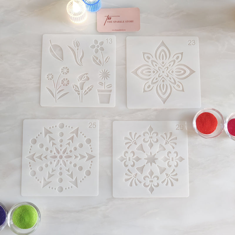 Multipurpose Stencil - Set of 8