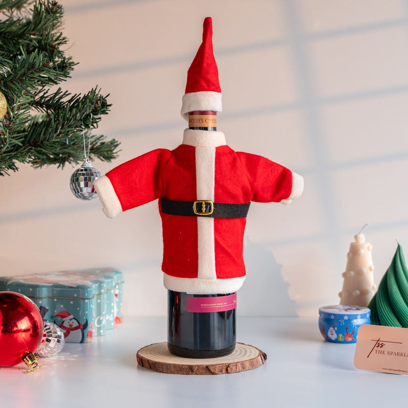 Christmas Bottle Cover - Santa