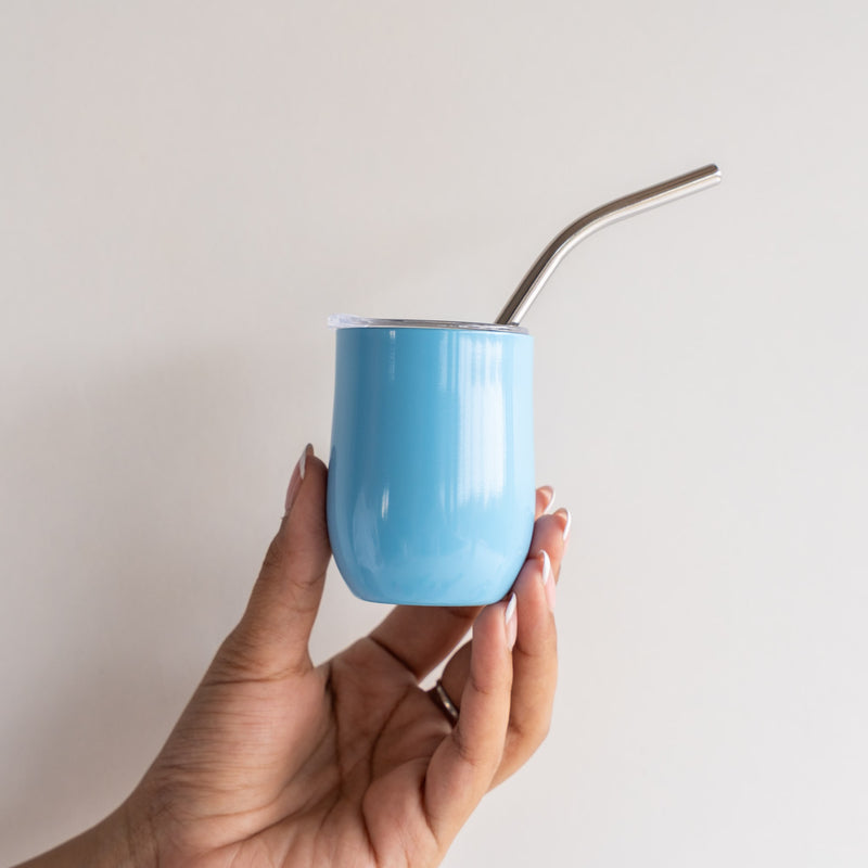 Personalized Mini Tumbler with Straw - COD Not Applicable