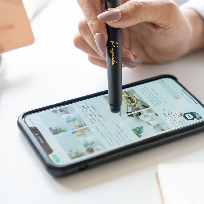 Personalized Crystal Studded Stylus Pen - COD Not Applicable