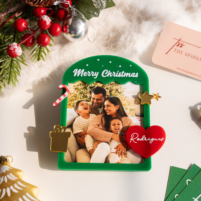 Personalized Photo Ornament - Merry Christmas Frame - COD Not Applicable