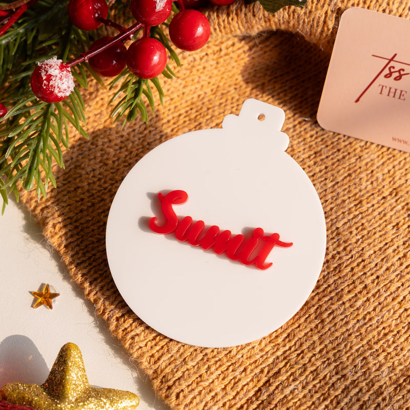 Personalized Pastel Bauble - Single - COD Not Applicable