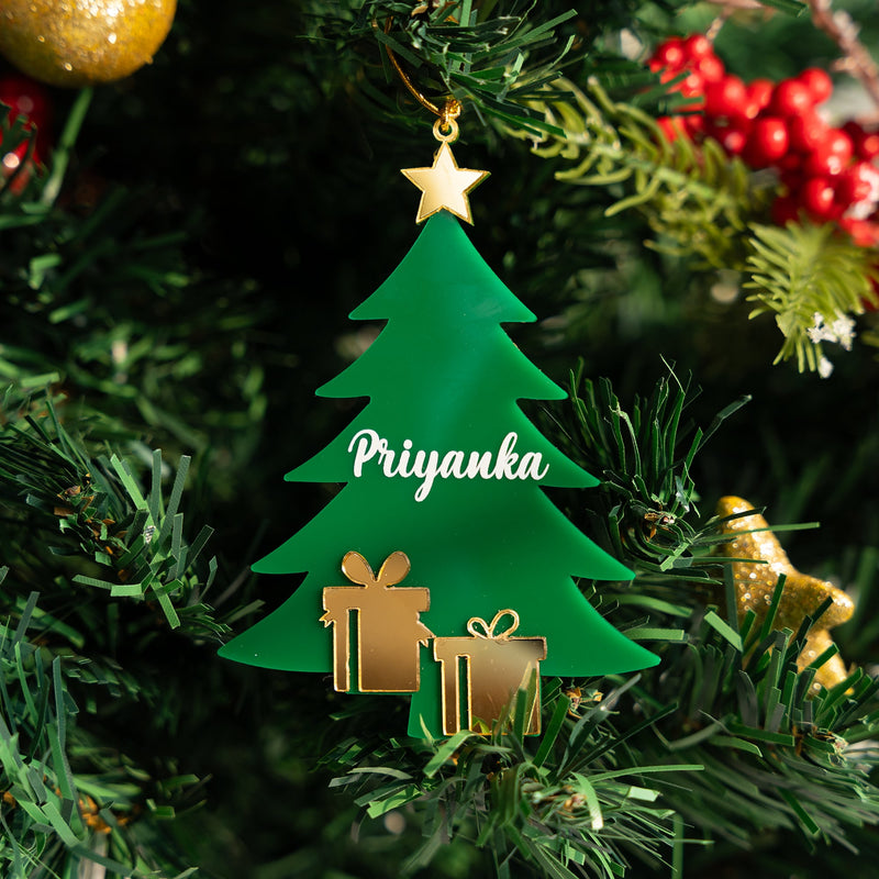 Personalized Ornament - Merry Tree - Single - COD Not Applicable