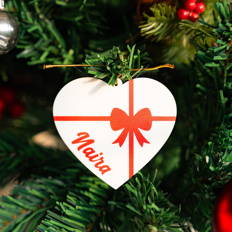Personalized Ornament - Heartfelt Gift  - Single - COD Not Applicable