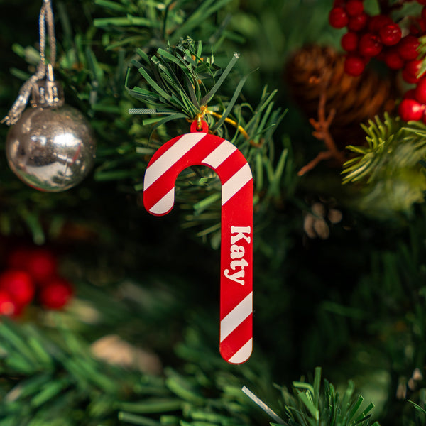 Personalized Ornament - Candy Cane - Single - COD Not Applicable