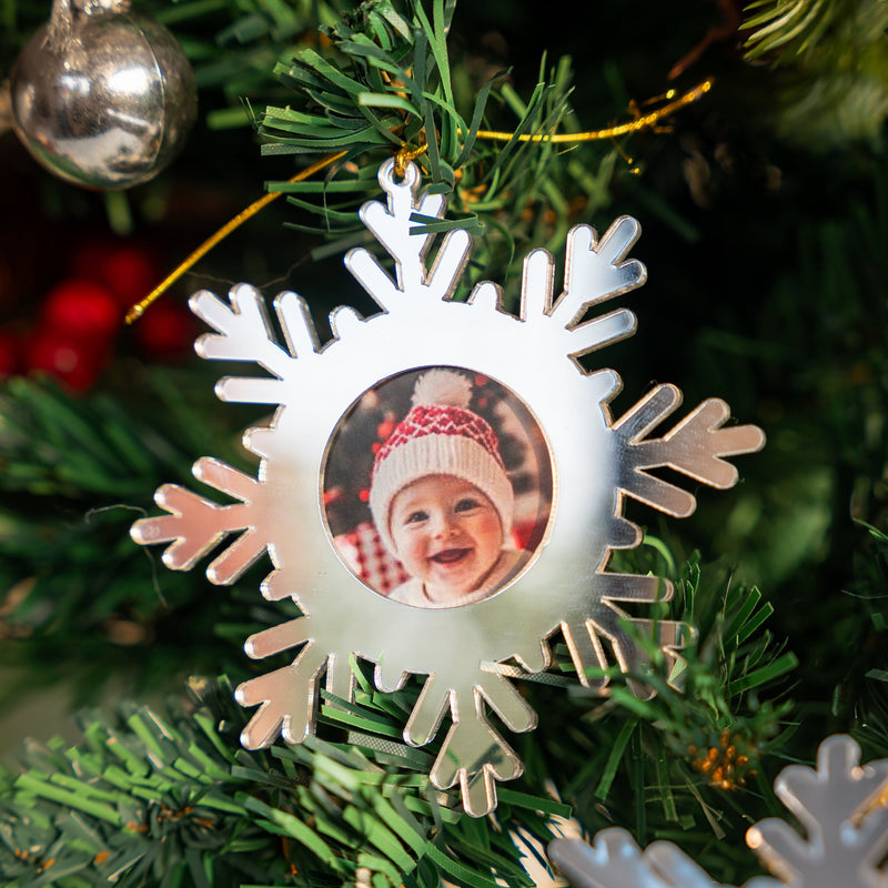 Personalized Photo Ornament - Snowflake - COD Not Applicable
