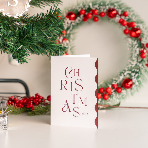 Greeting Card - Christmas Time - COD Not Applicable - Set of 4