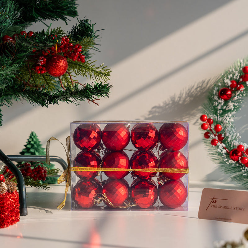 Bling Disco Baubles - Set of 24