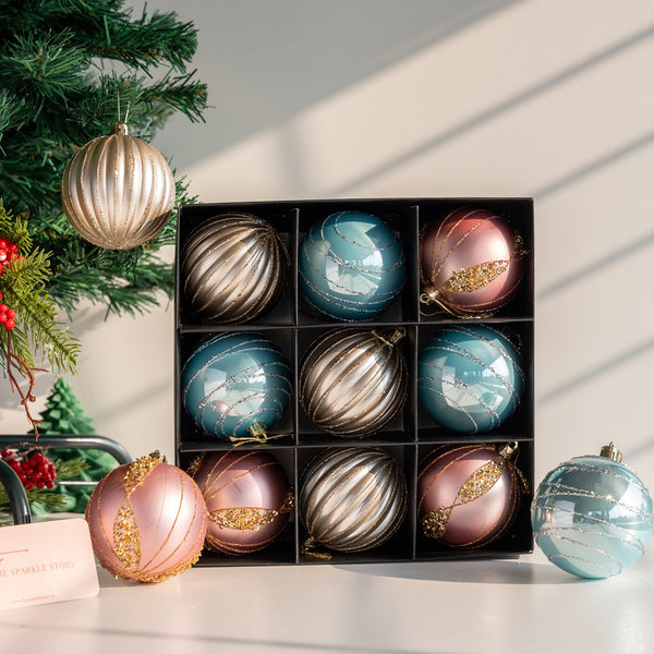 Aurora Bauble - Set of 9