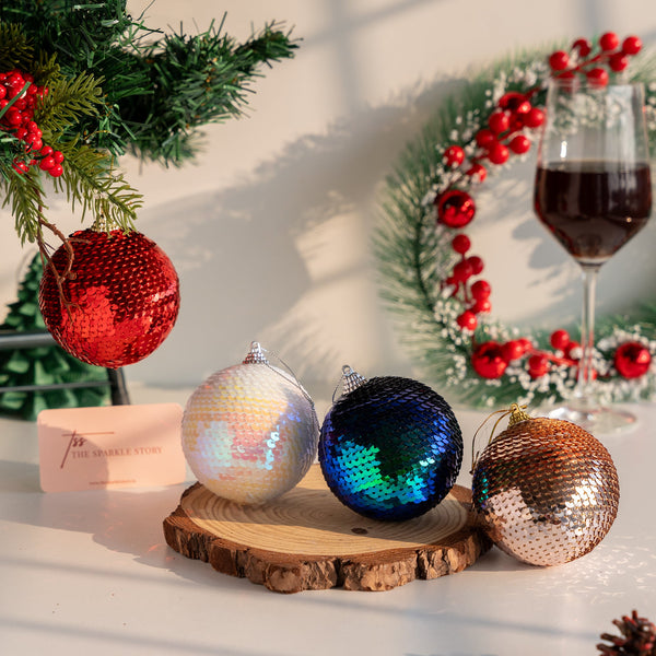 Sequins Bauble - Set of 2