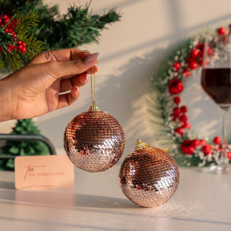 Sequins Bauble - Set of 2