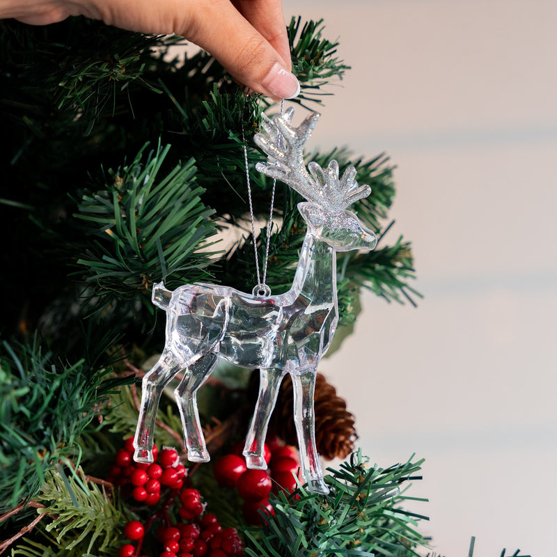 Crystal Reindeer Ornament