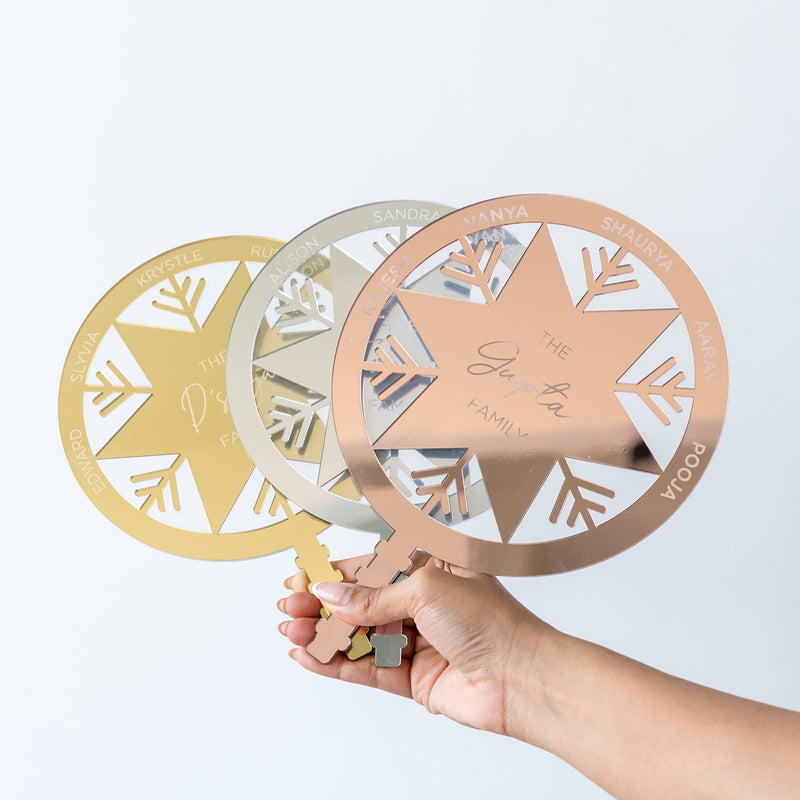 Personalized Tree Topper - Snowflake - COD Not Applicable