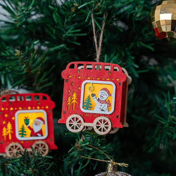 LED Xmas Train Bauble -  Single