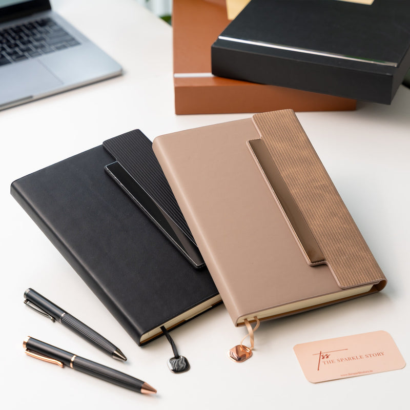 Personalized Luxe Diary and Pen Set - COD Not Applicable