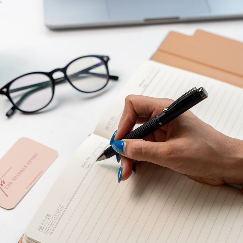 Personalized Luxe Diary and Pen Set - COD Not Applicable