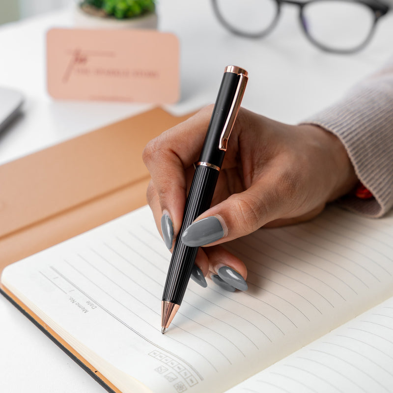 Personalized Luxe Diary and Pen Set - COD Not Applicable