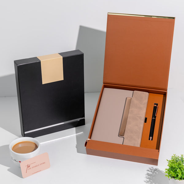 Personalized Luxe Diary and Pen Set - COD Not Applicable