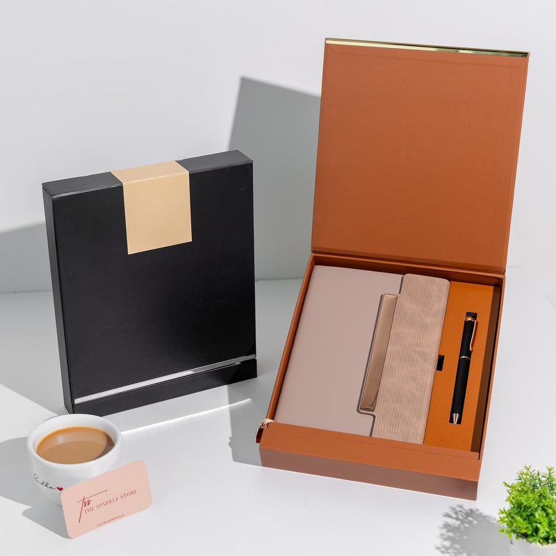 Personalized Luxe Diary and Pen Set - COD Not Applicable