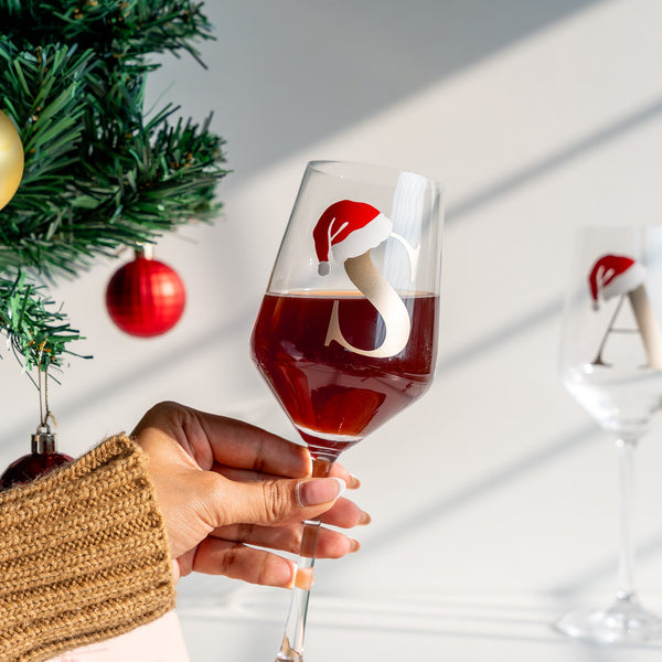 Personalized Christmas Wine Glass - COD Not Applicable