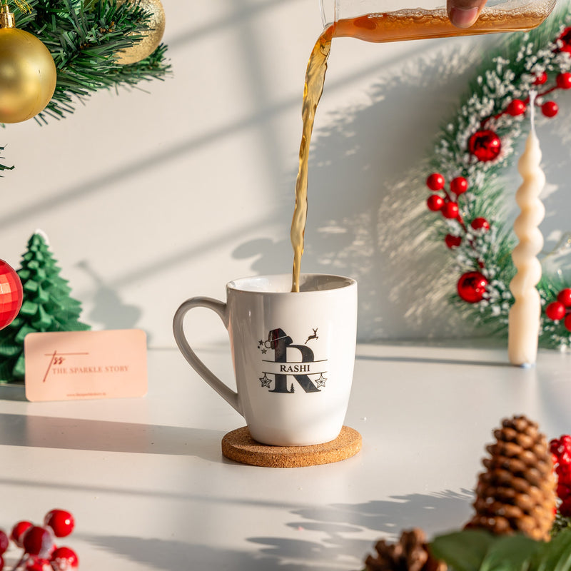 Personalized Christmas Monogram Mug - COD Not Applicable