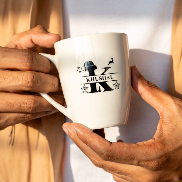 Personalized Christmas Monogram Mug - COD Not Applicable