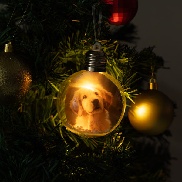 Personalized LED Photo Bauble - COD Not Applicable