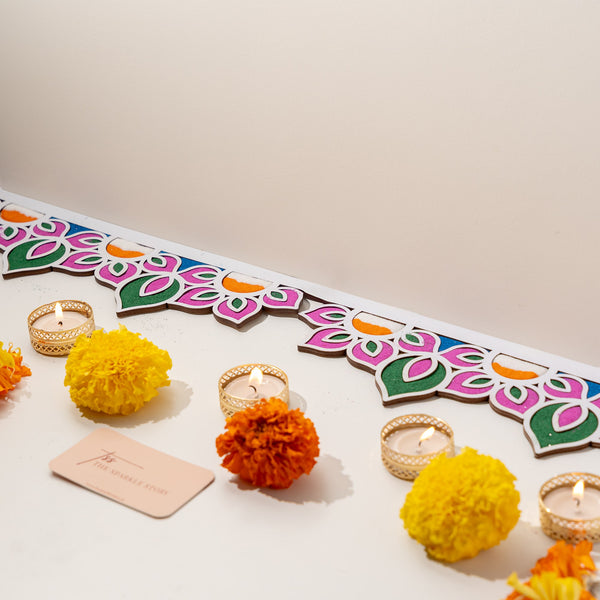 Rangoli Border Mat - Ujwalla - Set of 2 – Shop Exclusive Picks | The ...