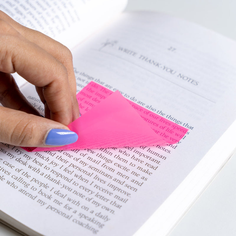 Transparent Sticky Note - Neon