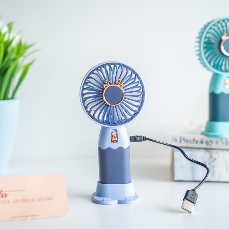 Antler Portable Fan with Phone Stand