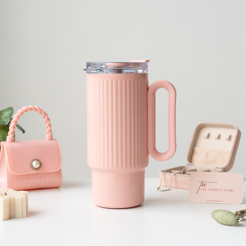 Personalized Ribbed Tumbler - COD Not Applicable