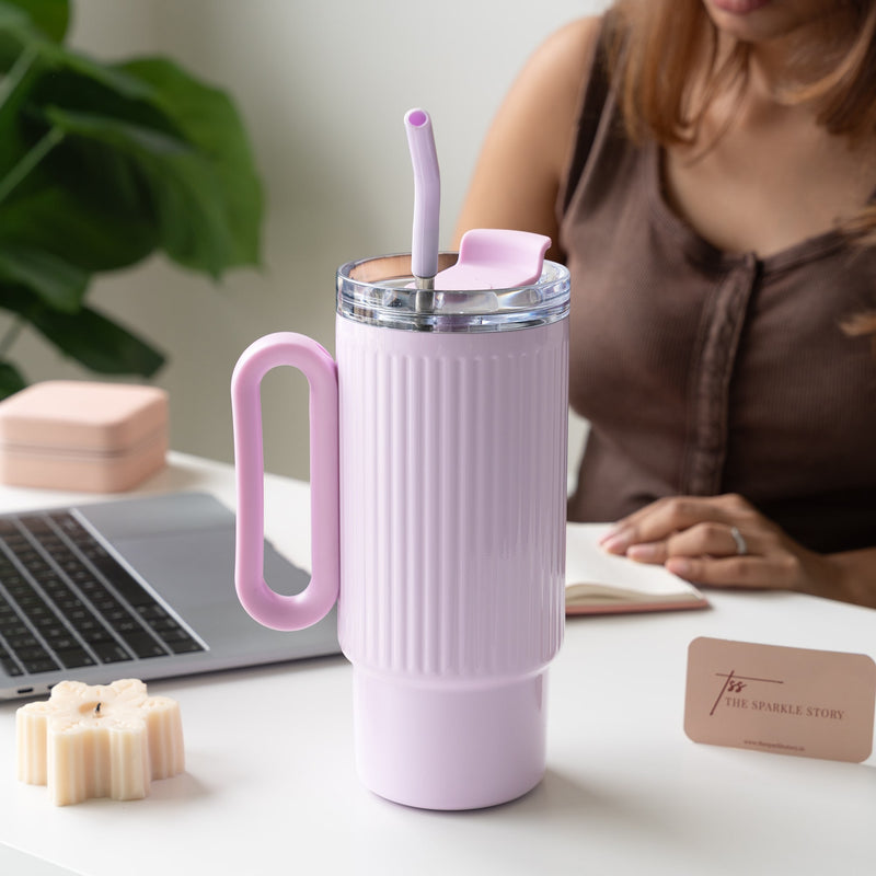 Personalized Ribbed Tumbler - COD Not Applicable
