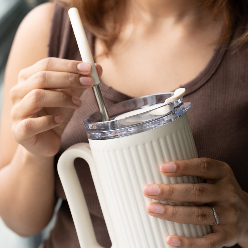 Personalized Ribbed Tumbler - COD Not Applicable