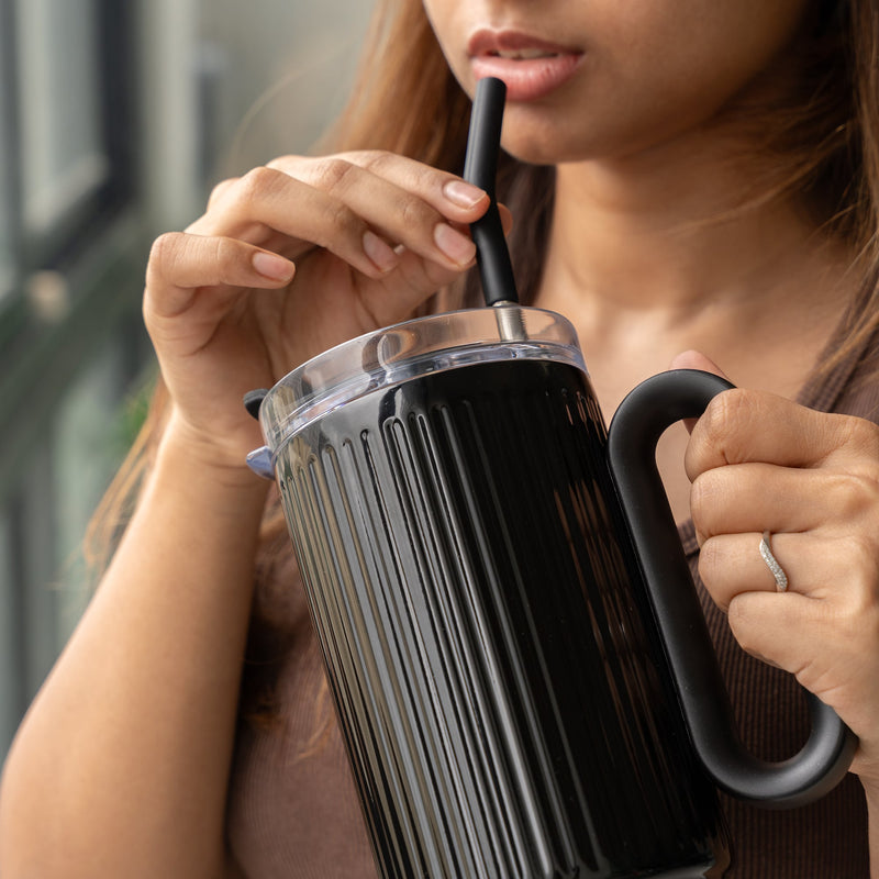 Personalized Ribbed Tumbler - COD Not Applicable