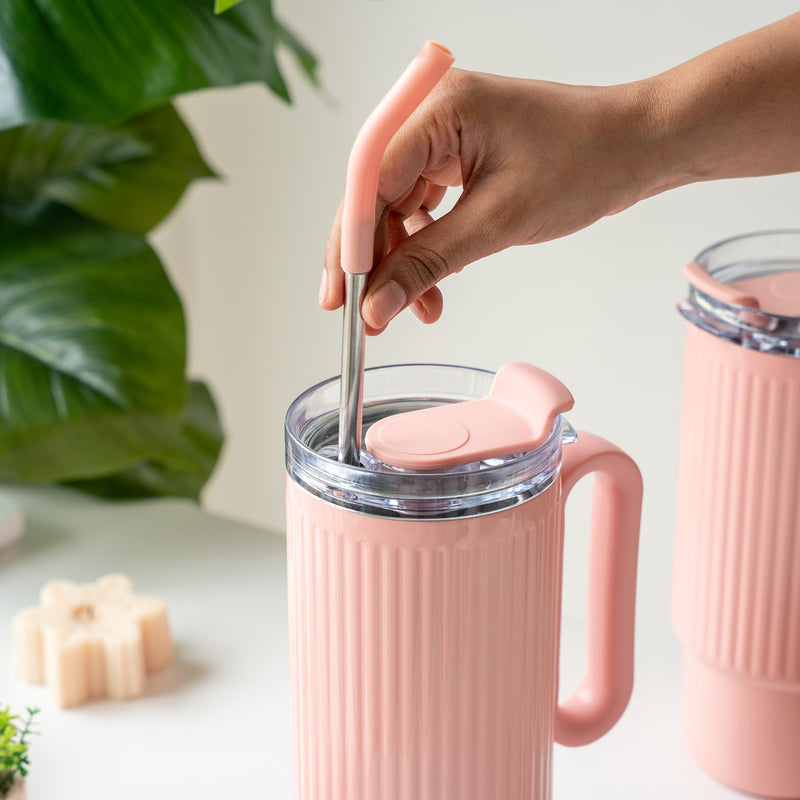 Personalized Ribbed Tumbler - COD Not Applicable