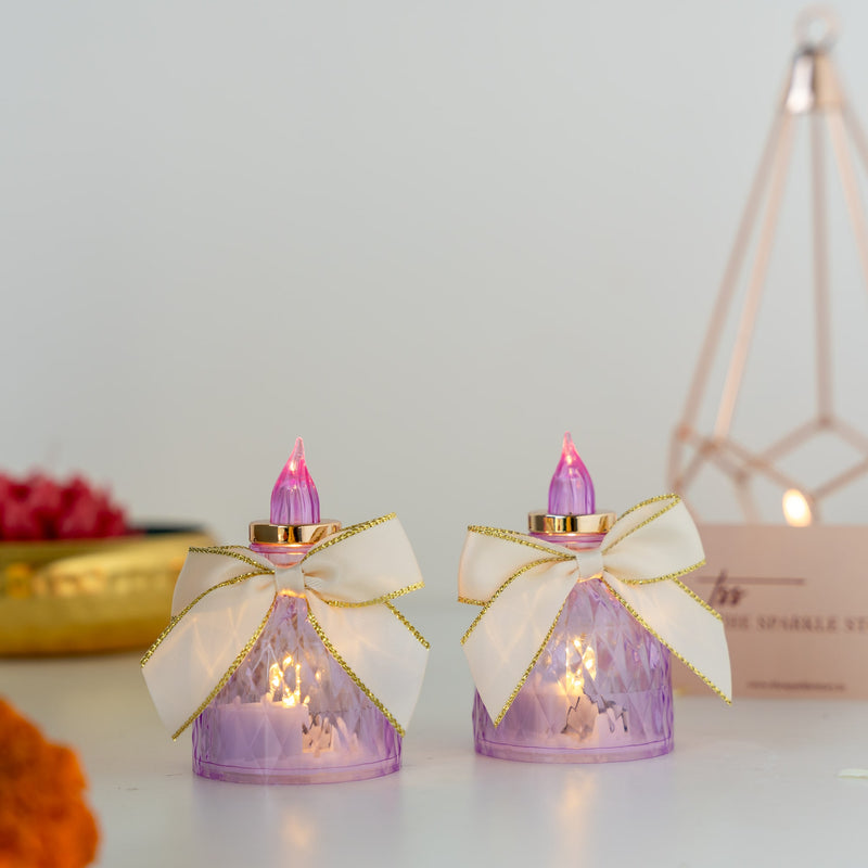 LED Tealight - Bow - Set of 3