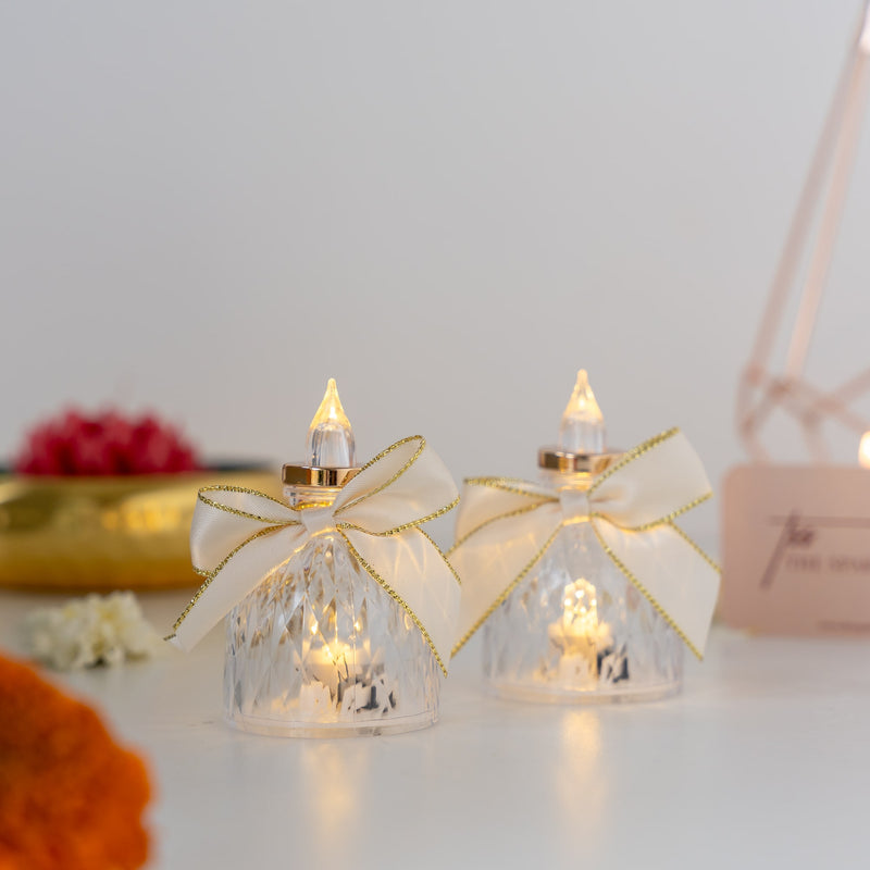 LED Tealight - Bow - Set of 3