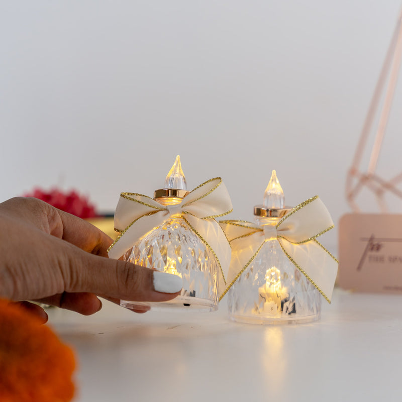 LED Tealight - Bow - Set of 3