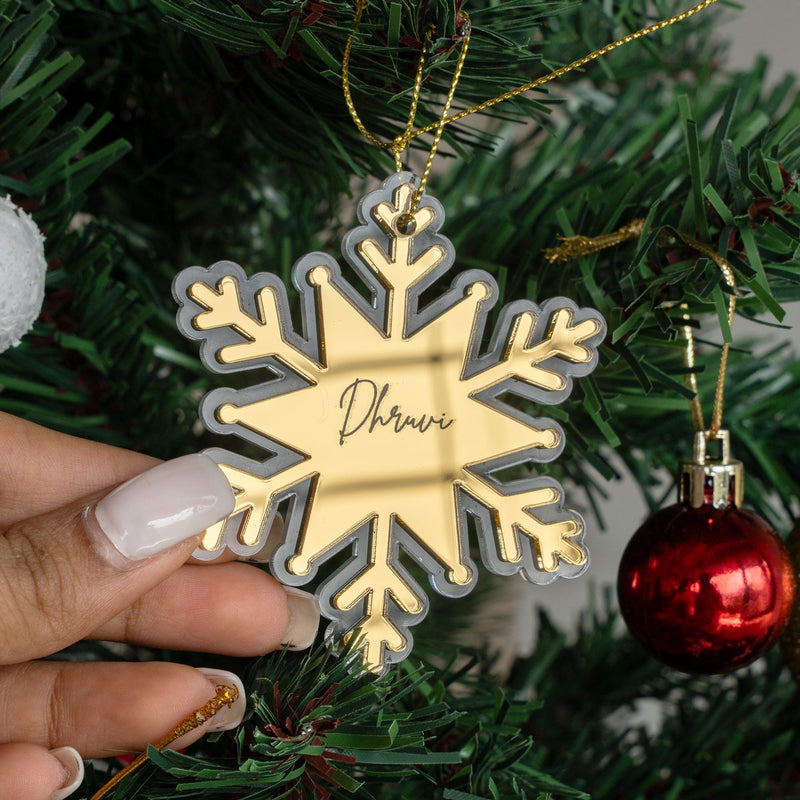 Personalized Ornament - Snowflake - Single - COD Not Applicable